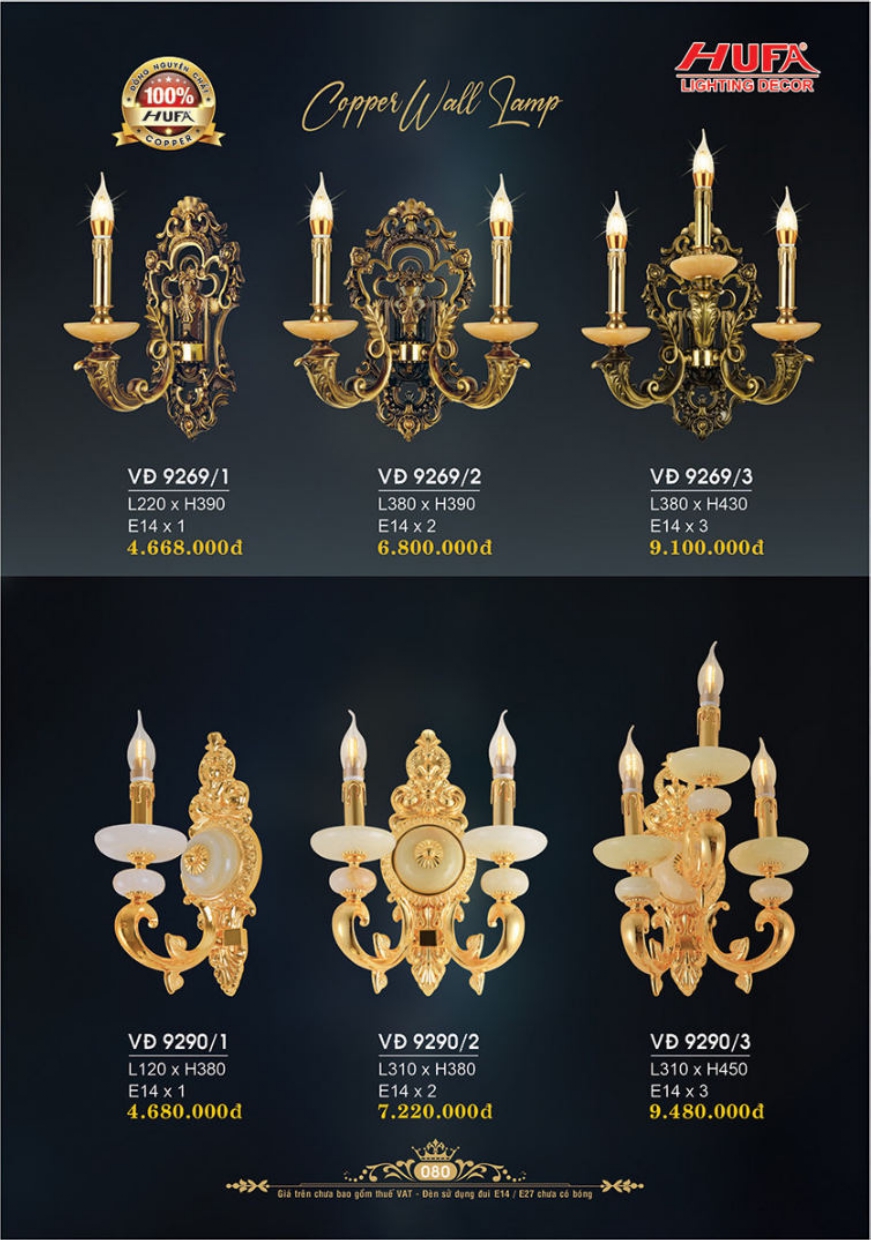 Bảng giá đèn trang trí HUFA